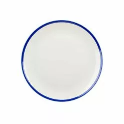 Churchill Retro Blue Coupe Plate 10.25 Inch 26cm (12 Pack) - BG148