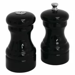 Olympia Salt And Pepper Set Black - GL087