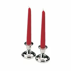 APS Silver Plated Candlestick Holders (Pack Of 2) - P907