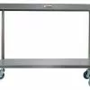 Simply Stainless Centre Table With Castors 600mm - SS030600
