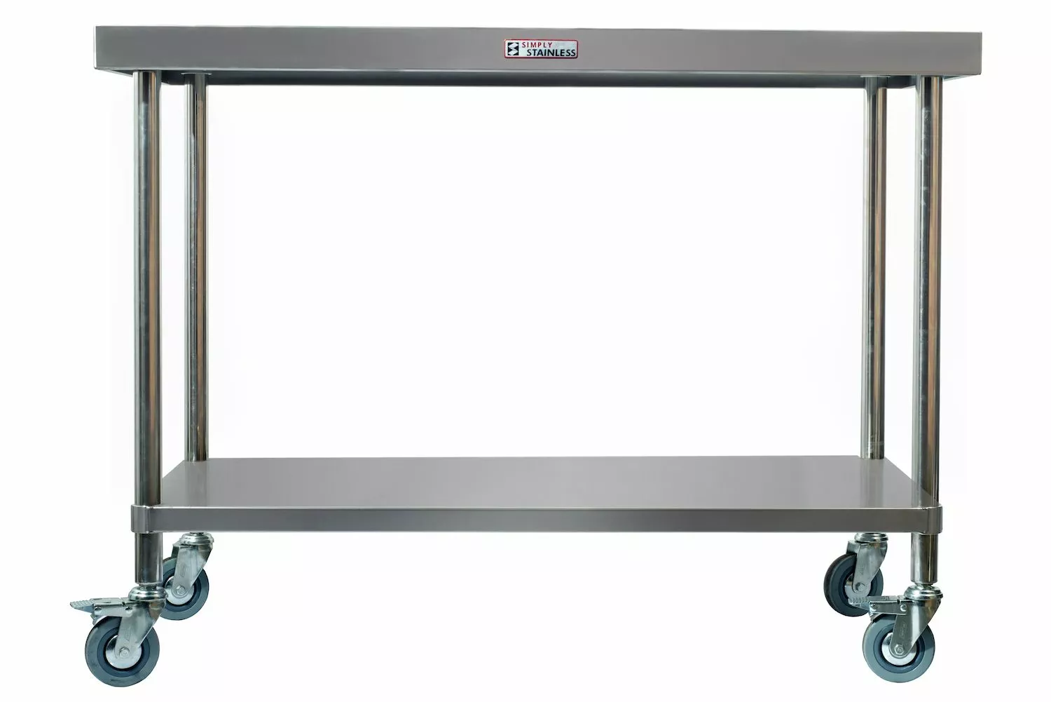 Simply Stainless Centre Table With Castors 1500mm - SS031500 1 Simply Stainless Centre Table With Castors 1500mm - SS031500