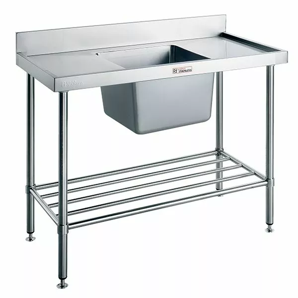 Simply Stainless Single Centre Bowl Sink - SS051200C 1 Simply Stainless Single Centre Bowl Sink - SS051200C