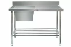 Simply Stainless Single Left Bowl Sink - SS051800L