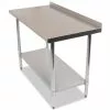 Empire Stainless Steel Wall Prep Table 900mm Wide With Upstand - SSWT-90