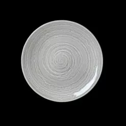 Steelite Scape Coupe Plate Grey 20.25cm (12 Pack) - BK648GR