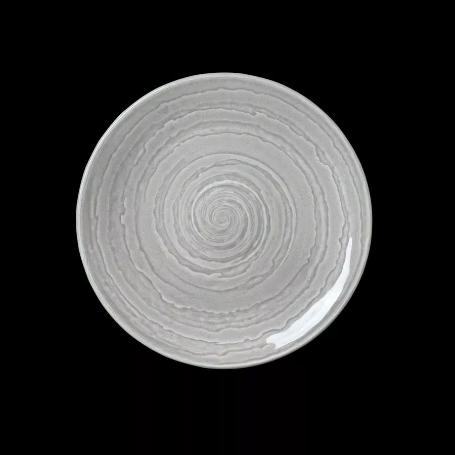 Steelite Scape Coupe Plate Grey 20.25cm (12 Pack) - BK648GR 1 Steelite Scape Coupe Plate Grey 20.25cm (12 Pack) - BK648GR