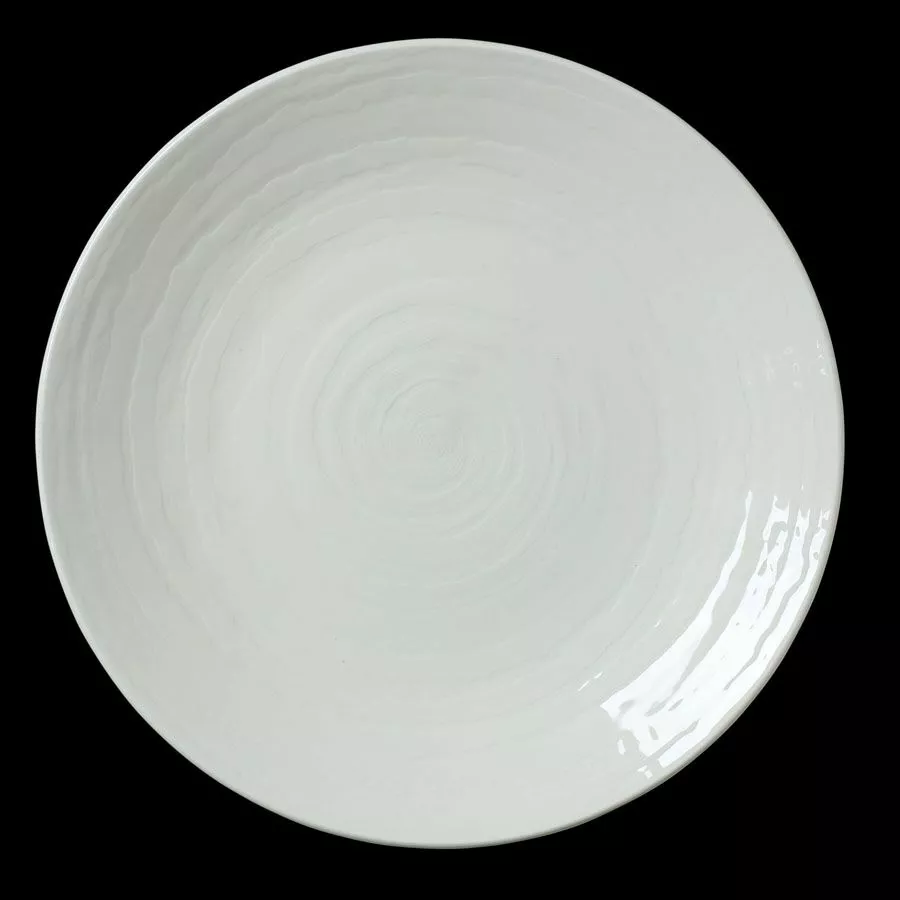 Steelite Scape Coupe Plate White 28.5cm (12 Pack) - BK647WH 1 Steelite Scape Coupe Plate White 28.5cm (12 Pack) - BK647WH