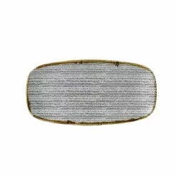 Churchill Stone Grey Chefs Oblong Plate 14 Inch (6 Pack) - BJ387