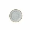 Churchill Stone Grey Rimmed Plate 8 Inch (12 Pack) - BJ385