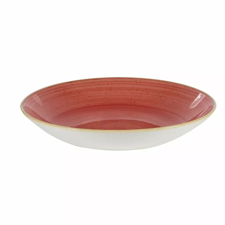 Churchill Stonecast Berry Red Coupe Large Bowl 12inch (6 Pack) - BK951 2 Churchill Stonecast Berry Red Coupe Large Bowl 12inch (6 Pack) - BK951 - Image 2