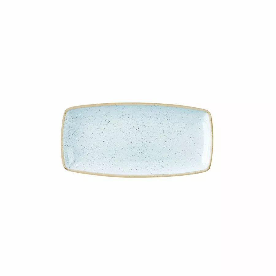 Churchill Stonecast Duck Egg Blue Oblong Plate 29.5cm (12 Pack) - BH193 1 Churchill Stonecast Duck Egg Blue Oblong Plate 29.5cm (12 Pack) - BH193