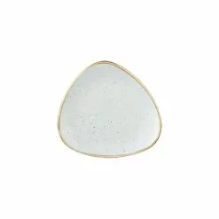 Churchill Stonecast Duck Egg Blue Triangle Plate 19.2cm (12 Pack) - BG916