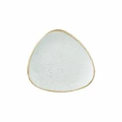 Churchill Stonecast Duck Egg Blue Triangle Plate 26.5cm (12 Pack) - BG914