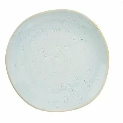 Churchill Stonecast Duck Egg Organic Round Plate (12 Pack) - BK407