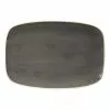 Churchill Stonecast Grey Oblong Chefs Plate No. 9 (6 Pack) - BK917