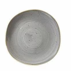 Churchill Stonecast Grey Organic Round Plate 10inch (12 Pack) - BI964
