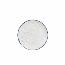 Churchill Stonecast Hints Indigo Coupe Plate (12 Pack) - BK431