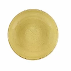 Churchill Stonecast Mustard Coupe Large Bowl 12inch (6 Pack) - BK959