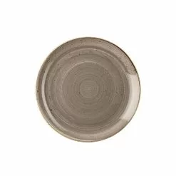 Churchill Stonecast Peppercorn Grey Coupe Plate 26cm (12 Pack) - BH654PG