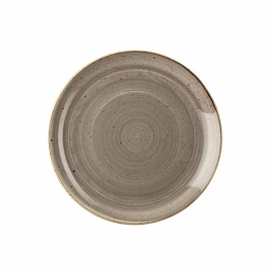 Churchill Stonecast Peppercorn Grey Coupe Plate 28.8cm (12 Pack) - BH653PG 1 Churchill Stonecast Peppercorn Grey Coupe Plate 28.8cm (12 Pack) - BH653PG