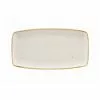 Churchill Stonecast White X Squared Oblong Plate 13.75 Inch (6 Pack) - BH034