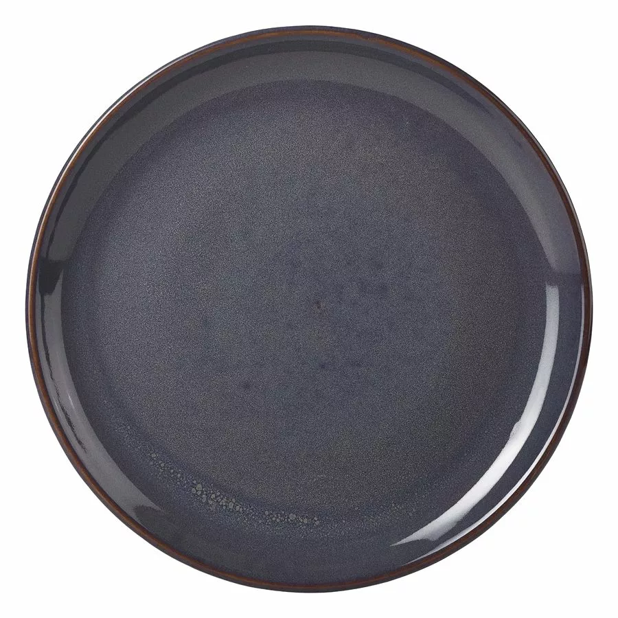 Genware Terra Stoneware Rustic Blue Plate 19cm (12 Pack) - BJ104 1 Genware Terra Stoneware Rustic Blue Plate 19cm (12 Pack) - BJ104