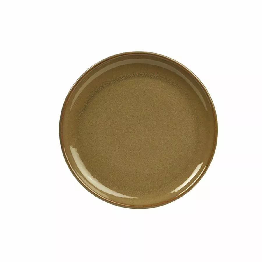 Genware Terra Stoneware RusticBrown Coupe Plate 24cm (12 Pack) - BJ132 1 Genware Terra Stoneware RusticBrown Coupe Plate 24cm (12 Pack) - BJ132