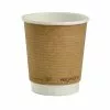 Vegware Compostable Coffee Cups Double Wall 230ml / 8oz (Pack Of 500) - GH020