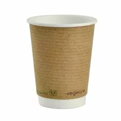 Vegware Compostable Coffee Cups Double Wall 340ml / 12oz (Pack Of 500) - GH021