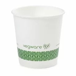 Vegware Compostable Espresso Cups Single Wall 114ml / 4oz (Pack Of 1000) - GH028