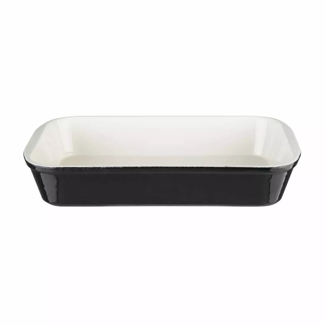 Vogue Black Cast Iron Roasting Dish - U571 1 Vogue Black Cast Iron Roasting Dish - U571
