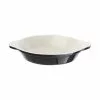 Vogue Black Cast Iron Round Gratin Dish 750ml - U562