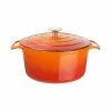 Vogue Orange Round Casserole Dish 3.2Ltr - GH302