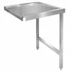 Vogue Pass Through Dishwash Table Right 600mm - GJ534