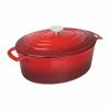 Vogue Red Oval Casserole Dish 6Ltr - GH314