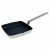 Vogue Square Non Stick Teflon Ribbed Skillet Pan 240mm - DL942