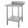 Vogue Stainless Steel Prep Table With Upstand 600mm - T379
