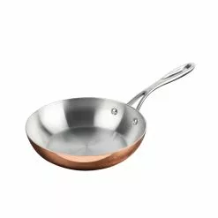 Vogue Tri Wall Copper Frying Pan 200mm - CM678