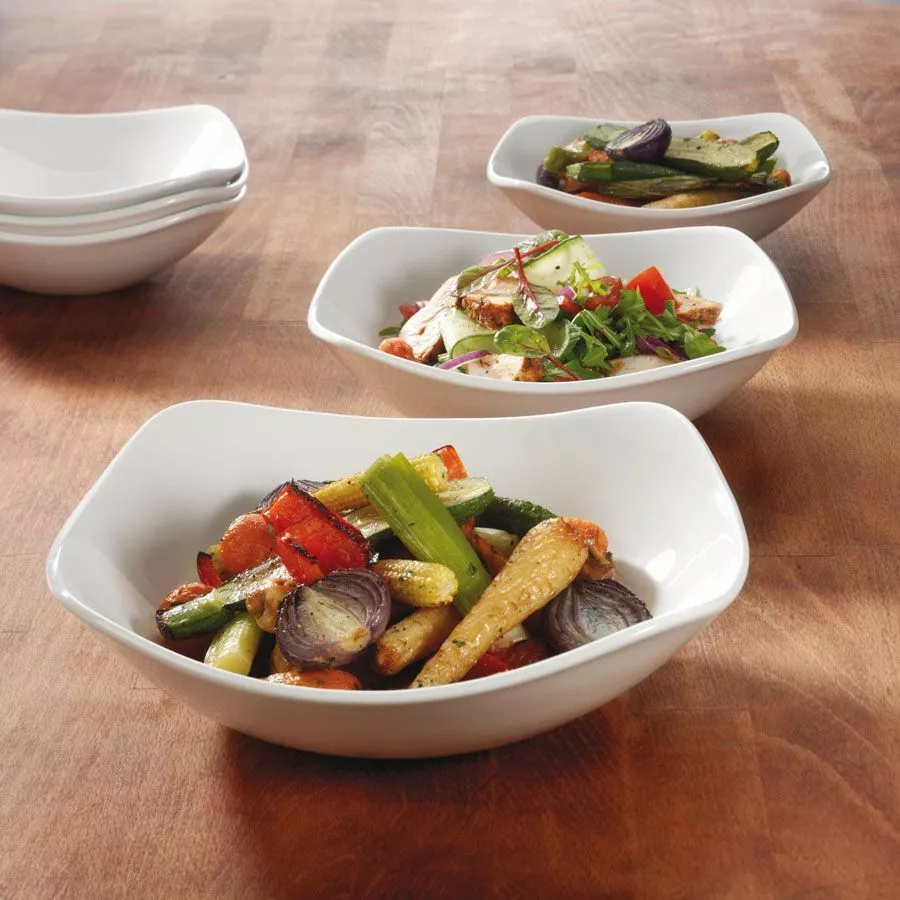 Churchill X Squared Dipper Pot Round White 11cl (24 Pack) - B8258 2 Churchill X Squared Dipper Pot Round White 11cl (24 Pack) - B8258 - Image 2