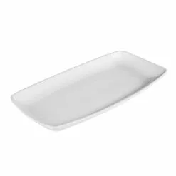Churchill X Squared Plate Rectangular White 18.5 X 35cm (6 Pack) - BB641